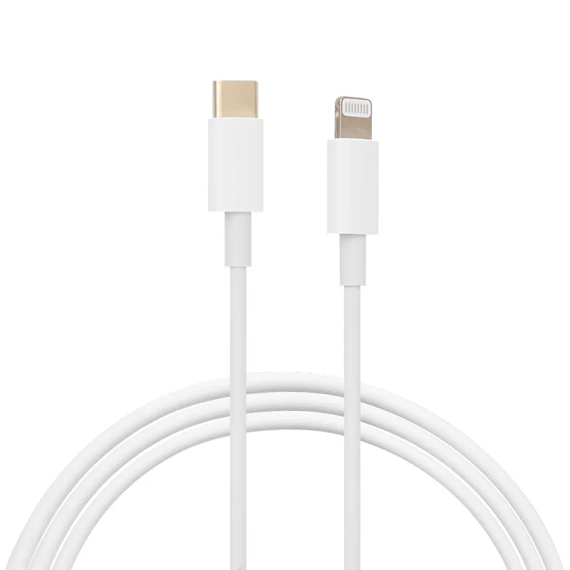 

Original Type-C PD 18W 3A Fast Charger Cata Cable to Lightning Charger Cable for iphone 8/8plus/X/XR/XS/XS MAX/11/11PRO/12