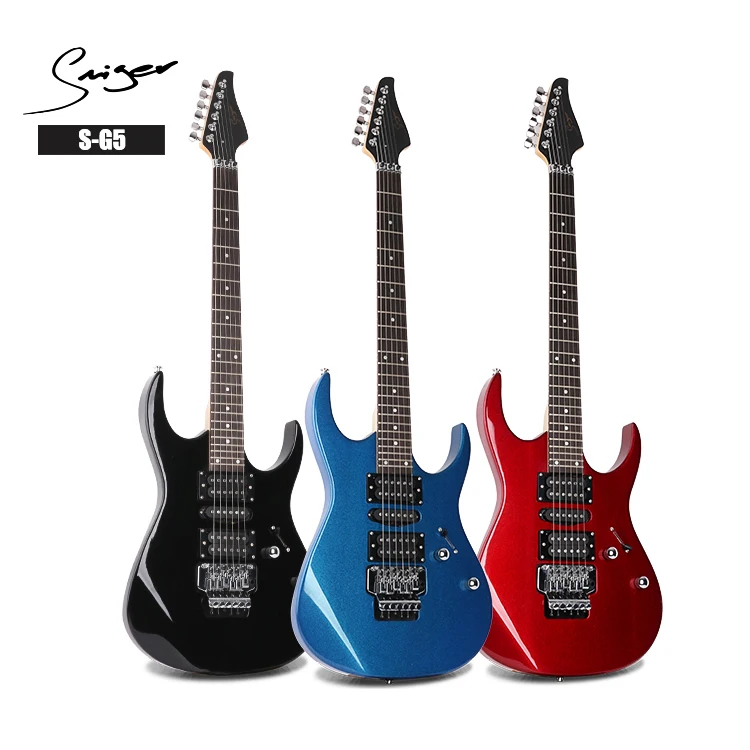 

China Smiger quality Electric Guitar guitar affordable, Bk/mbl/mrd/wh