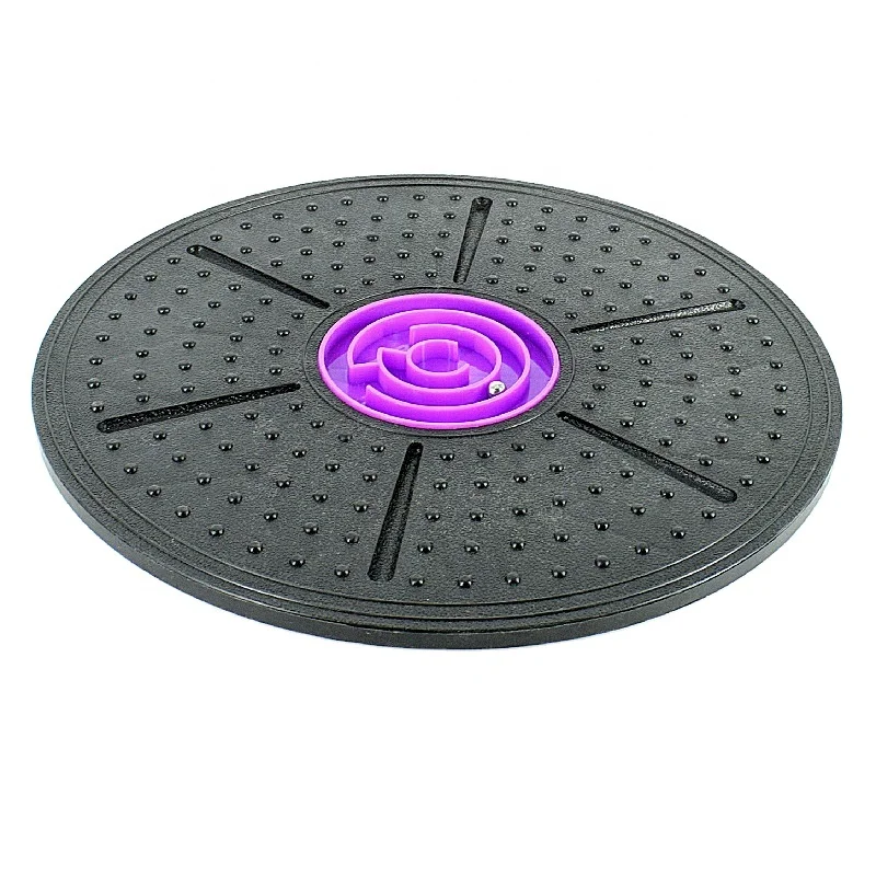 

Best Yoga Balance Board Disc Stability Round Plates Exercise Trainer for Fitness Sports Waist Wriggling Fitness Balance Board