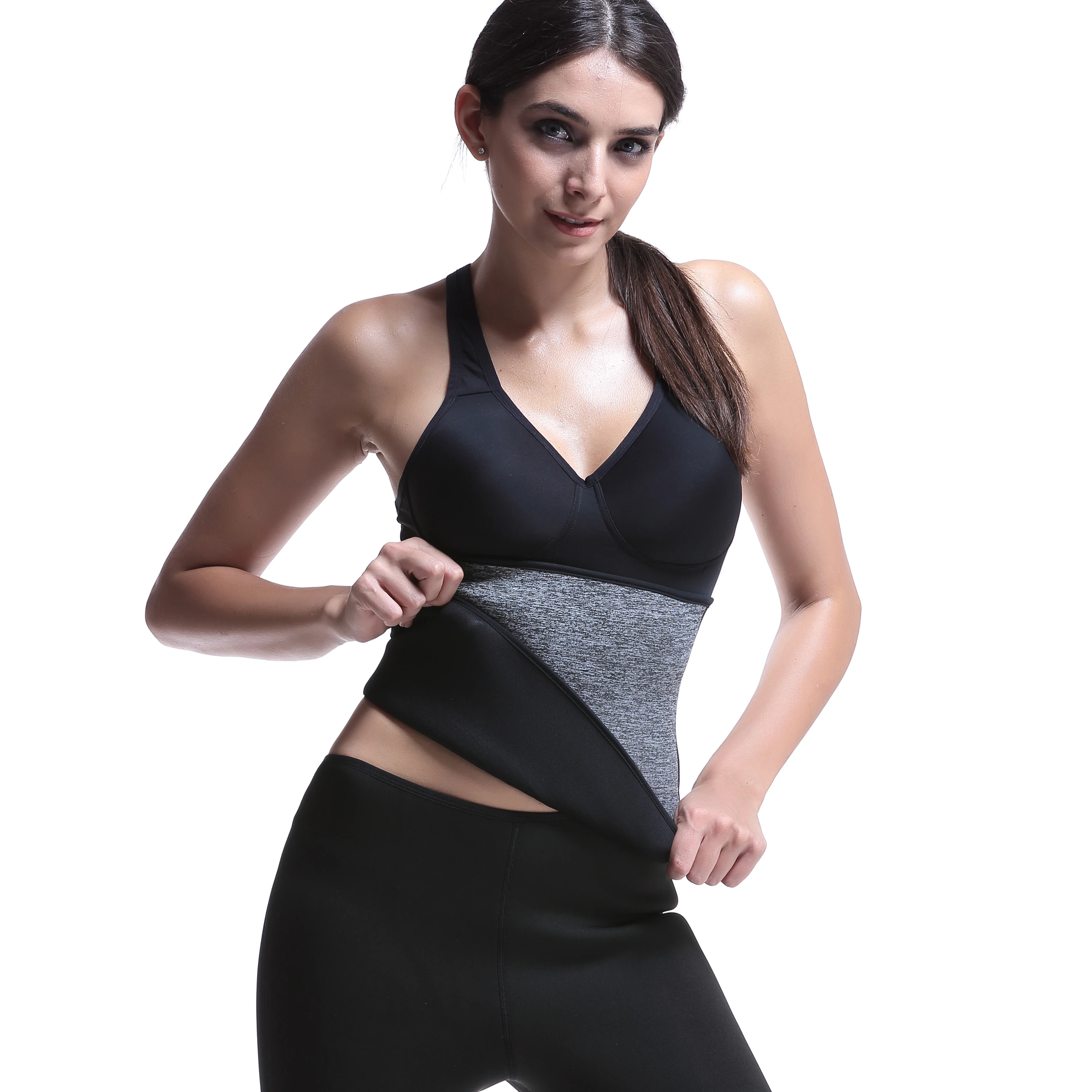 

2021 Neoprene Body Shaper Corset Ultra Sweat Gym Work Out Gym Waist Trainer
