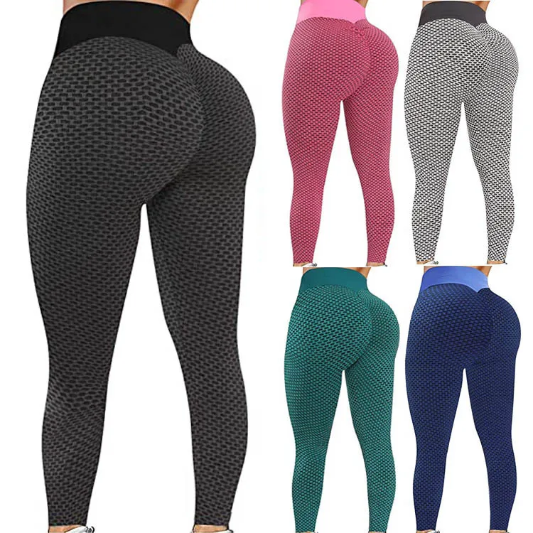 

Wholesale Sexy Women Solid Butt Lifting High Waist Workout Gym Fitness Yoga Pants gym activewear, Solid tik tok leggings