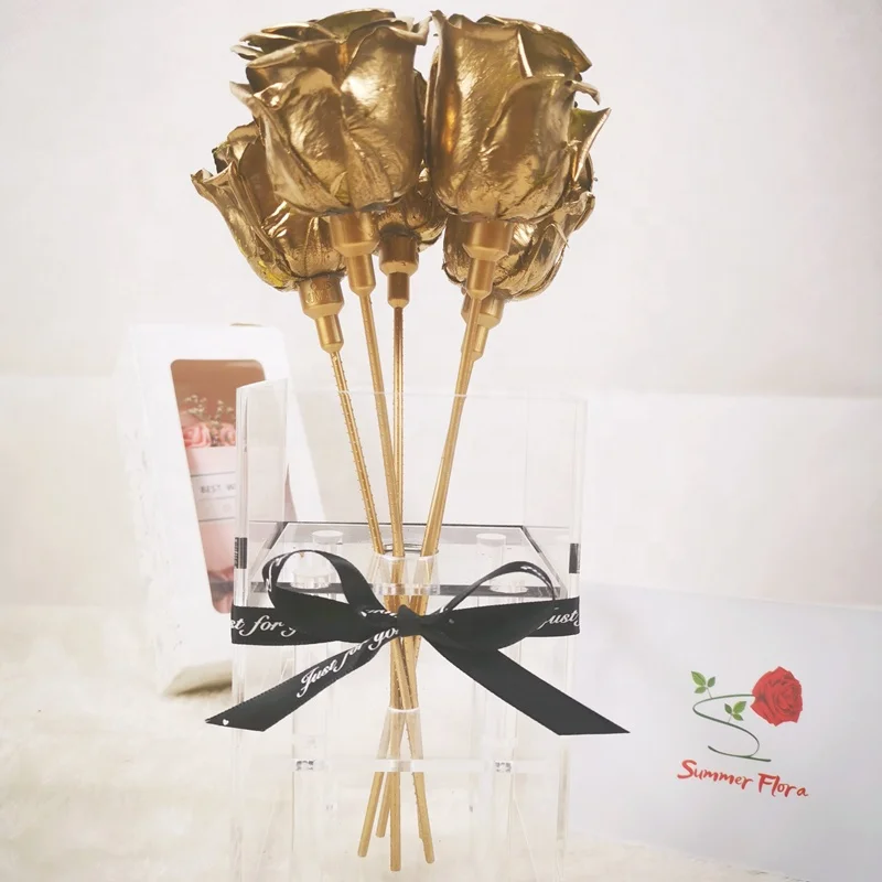 Amazon Plastic Stems 20cm Artificial Flower Stems For Acrylic Box