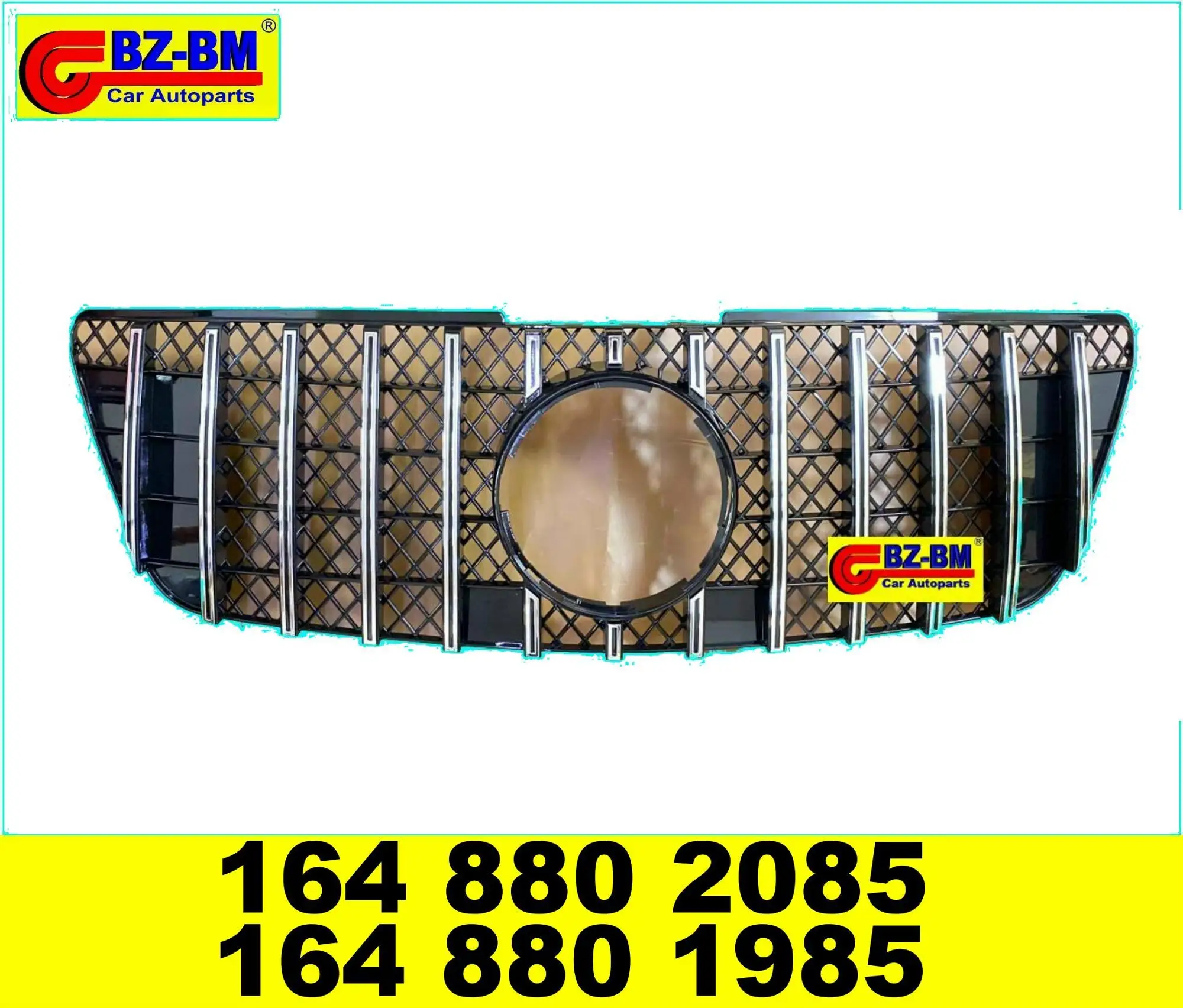 For Grilles Amg Gt Front Bumper Grille Diamond Style C180 C200 C260