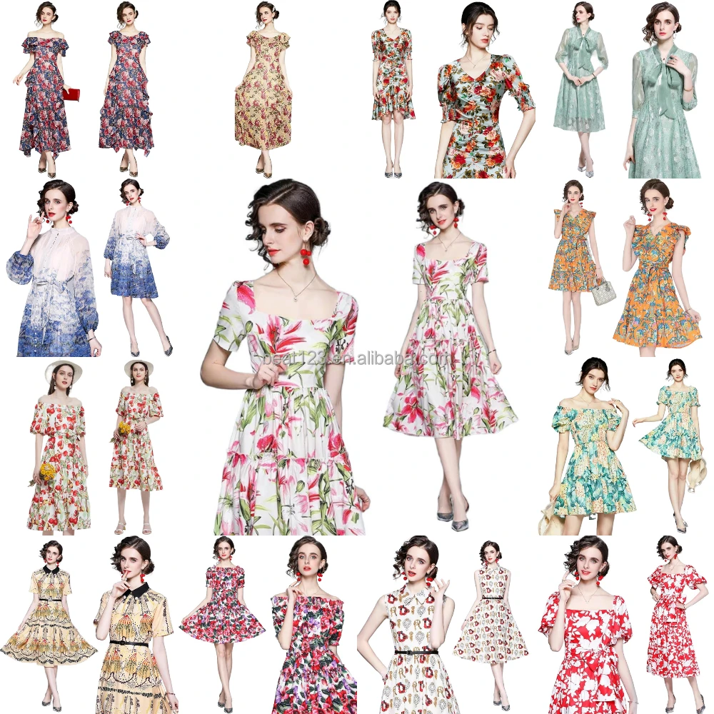 

Super Quality Custom Fashion Long Casual Women Summer Dresses