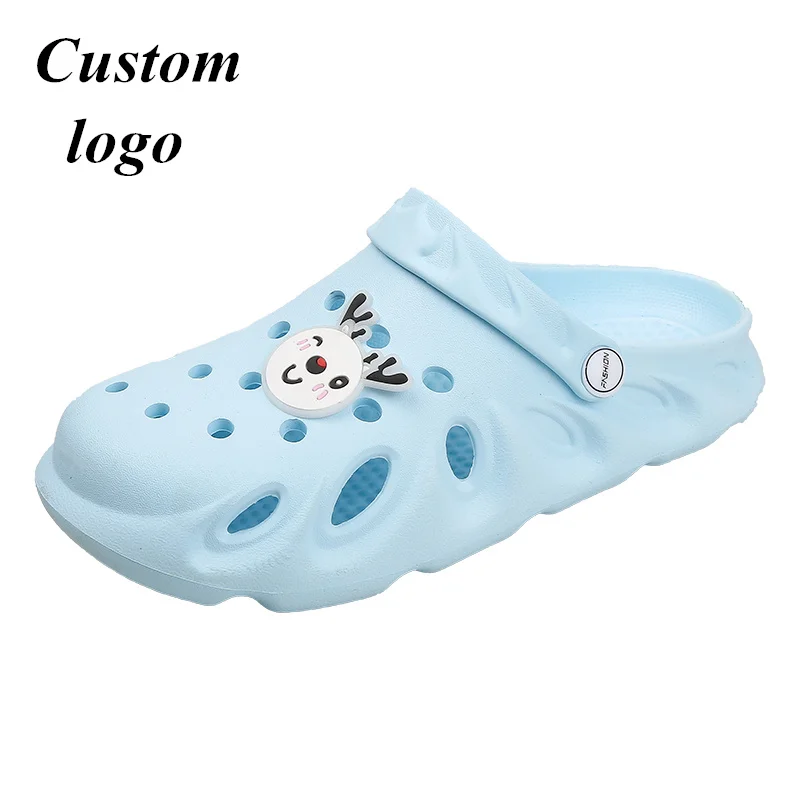 

Half-drawn garden shoes Custom Logo Unisex Wholesale Factory Price cozy slippers for women EVA Clog Custom packaging