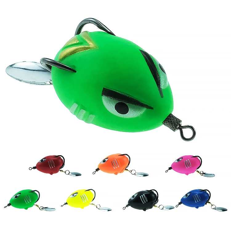 

3cm 4.5g High Quality Mini Frog Fishing Bait Snakehead Lure