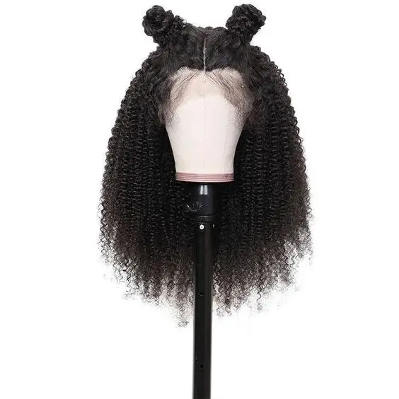 

Wholesale Price Afro Kinky Curly Brazilian 150 Density Lace Frontal 100% Virgin Human Hair Wigs Vendor For Black Women