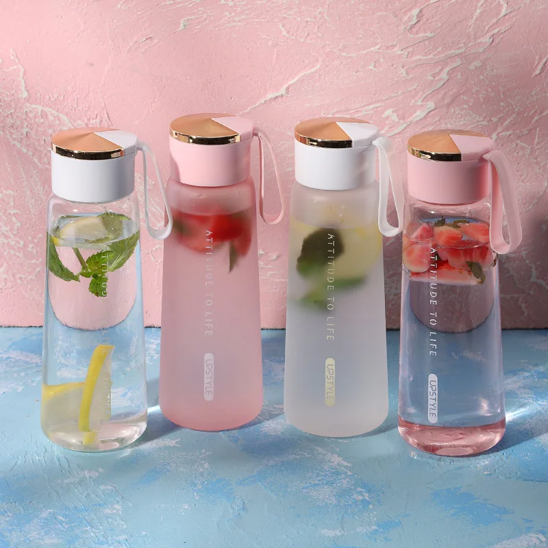 

Feiyou colorful cheap custom 500ml frosted transparent juice milk drinking bottle portable bpa free sports plastic water bottle, Customized color