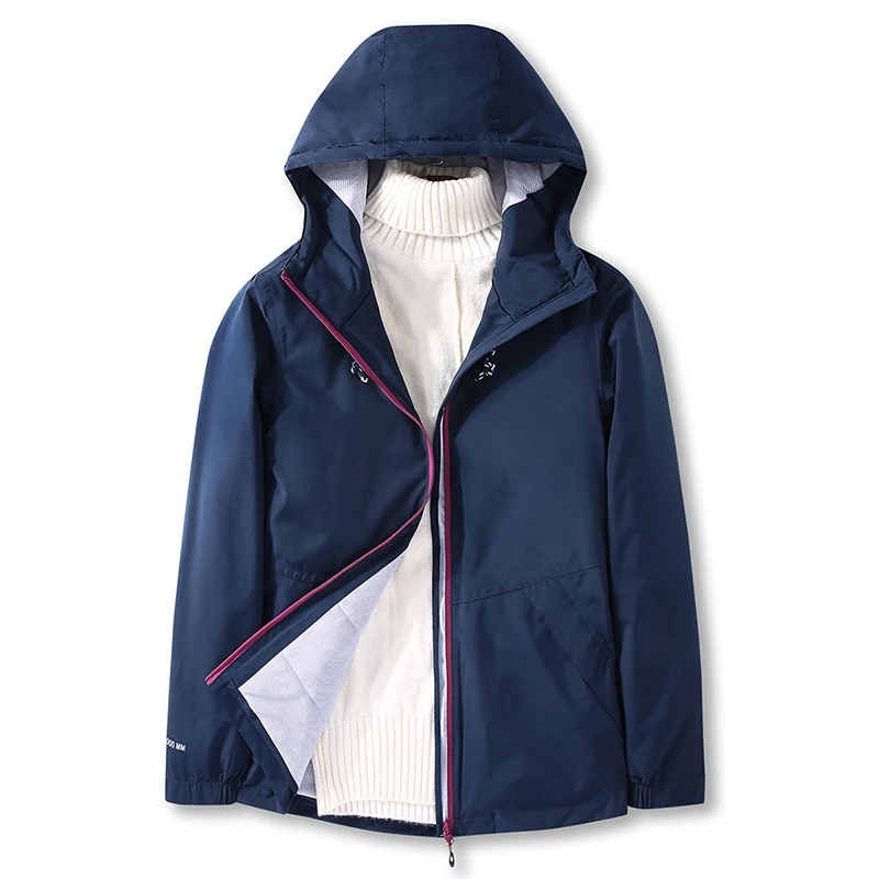 

Fashionable channel Zip Up Hoodie jackets custom streetwear winter warm mens duck down jacket, 3 colors