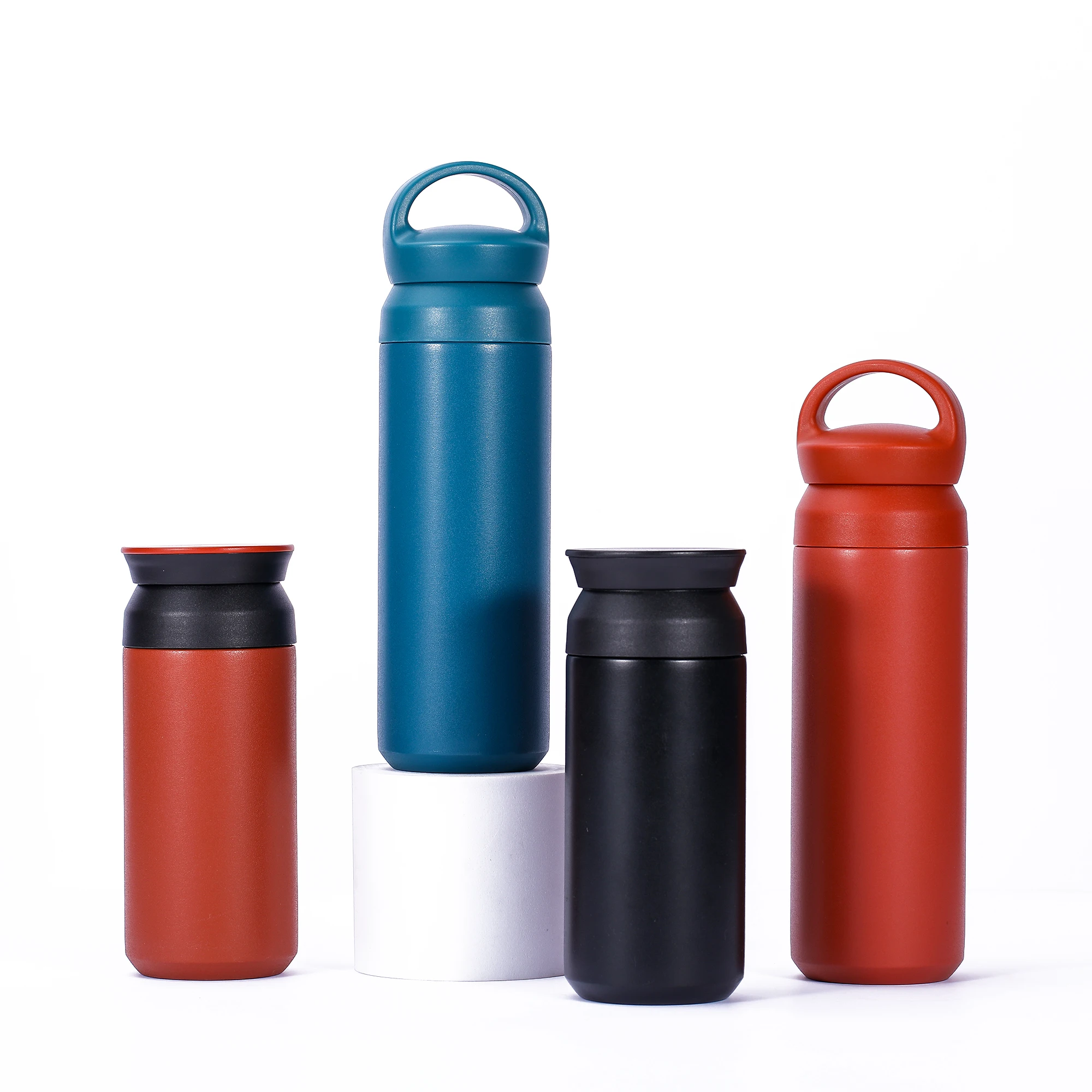 

New style 12oz 18oz double wall vacuum insulated coffee tumbler travel with Anti-scalding-mouth, White, black, pink, green, nary blue