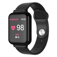 

2019 Amazon hot sell B57 smart watch sports waterproof ip68 fitness tracker smartwatch with blood pressure