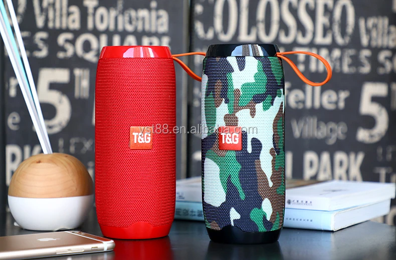 BT Wireless Speaker waterproof speaker IPX4 TG106 with 10W speaker Mp3 AUX USB FM Radio Stereo Subwoofer - ANKUX.COM