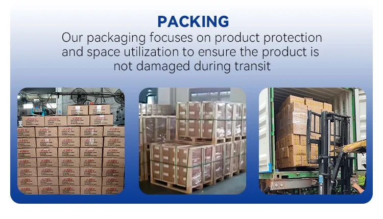 Rhinails fastener export packing with branded cartons, pallets and container loading