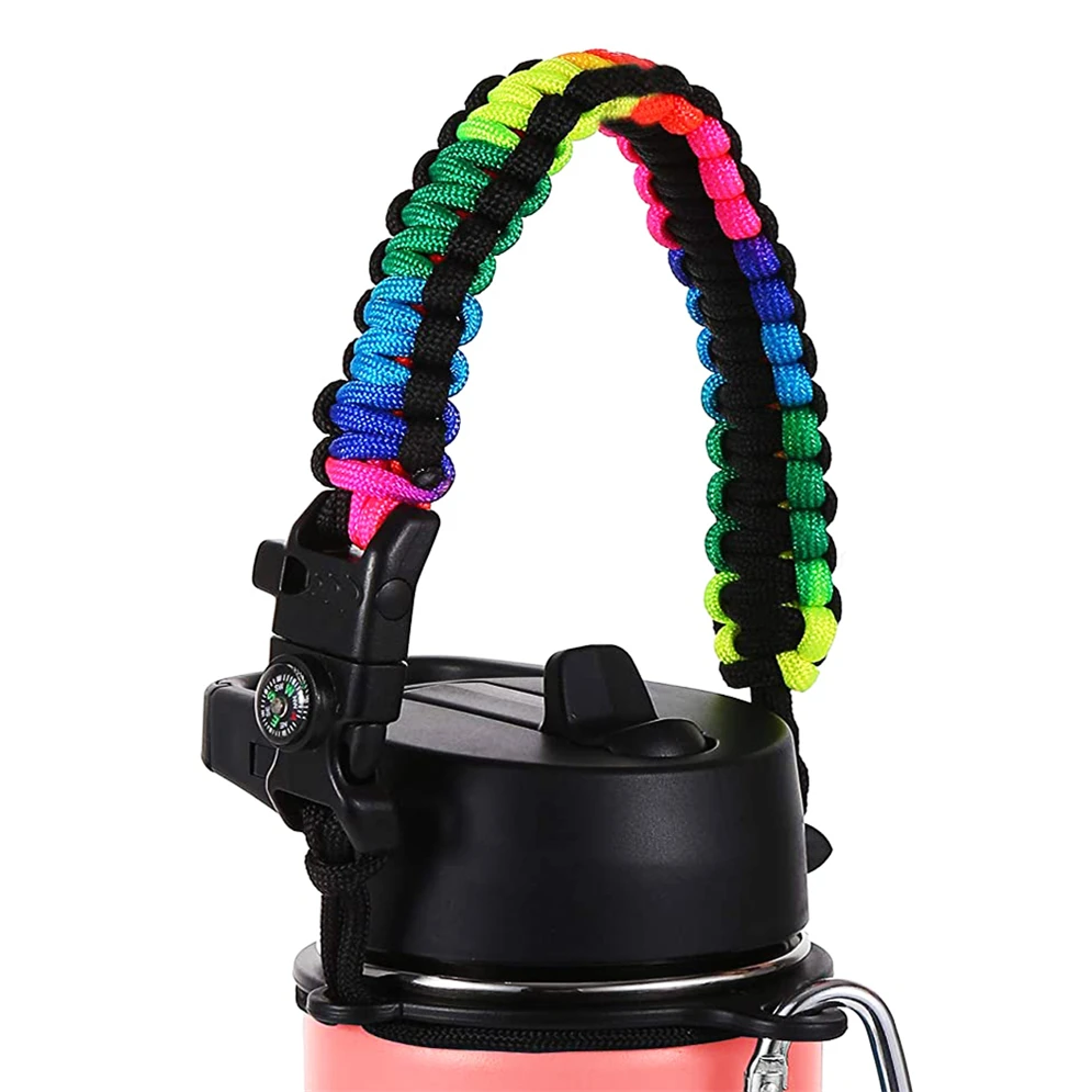 

Durable Simple Modern Paracord Bottle Handle For Wide Mouth Water Bottles, More than 300 colors