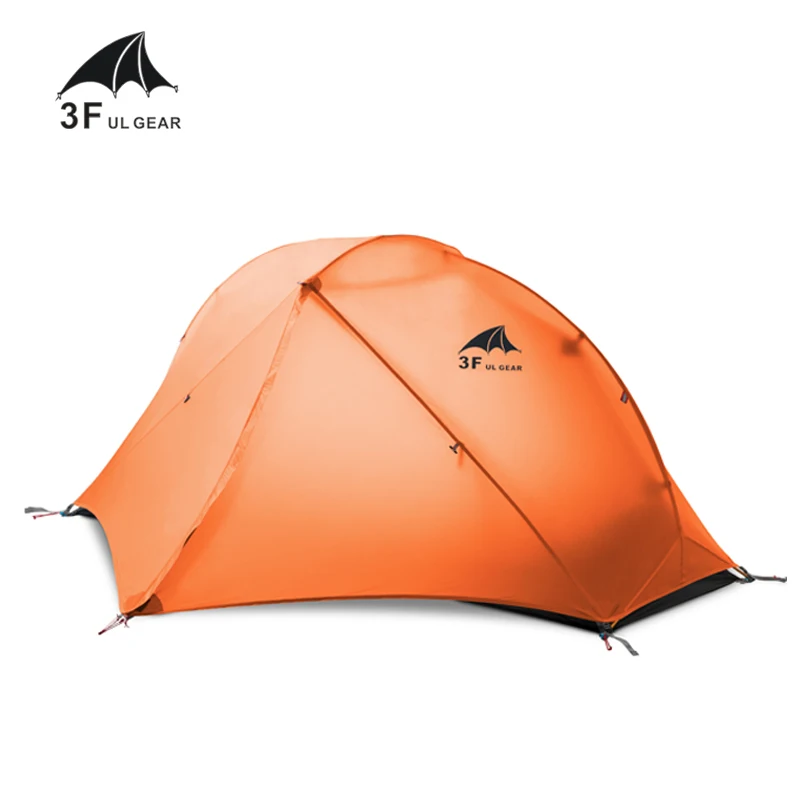 

3F GEAR Camping Tent 1 Person 3-4 Season 15D Outdoor Ultralight Hiking Backpacking Hunting Waterproof Tents Floating Cloud 1