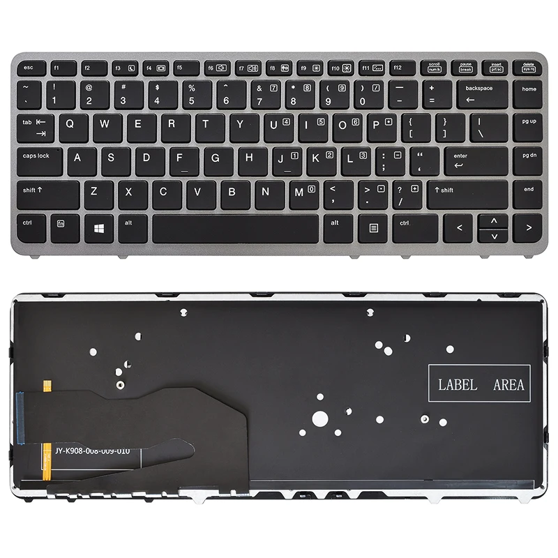 

Keyboard for HP ZBook 14 15U G2 EliteBook 840 G1 840 G2 850 G1 850 G2 740 G1 720 G2 745 G1 745 G2 750 G1 755 G2 with Backlight, Black