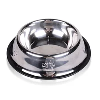

Kingtale Small Medium Large Pets Feeder Bowl With Rubber Base Stainless Steel Dog Food Bowl