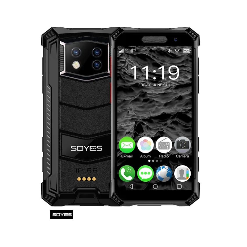 

2021 New Arrival SOYES S10 Max Rugged Phone IP68 Waterproof 3.5 inch Android 10 4G Cellphone Mobile Phones