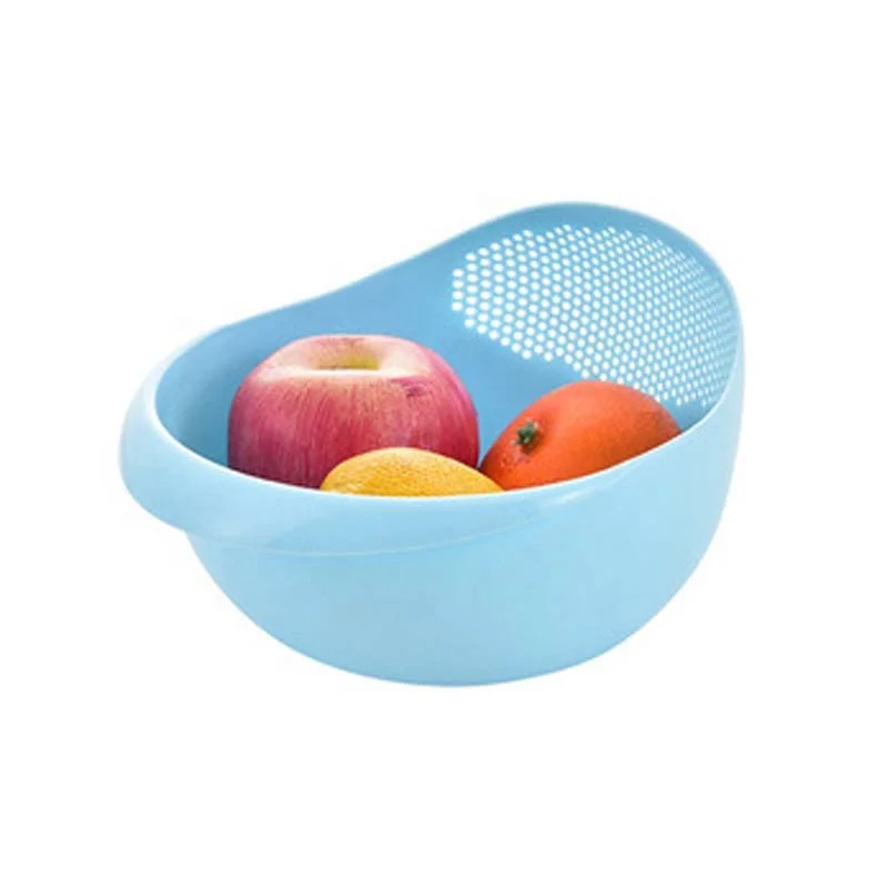 

Kitchen Tools Plastic Rice Colander Sieve Washing Filter Food Beans Sieve Fruit Bowl Cleaning Drain Basket