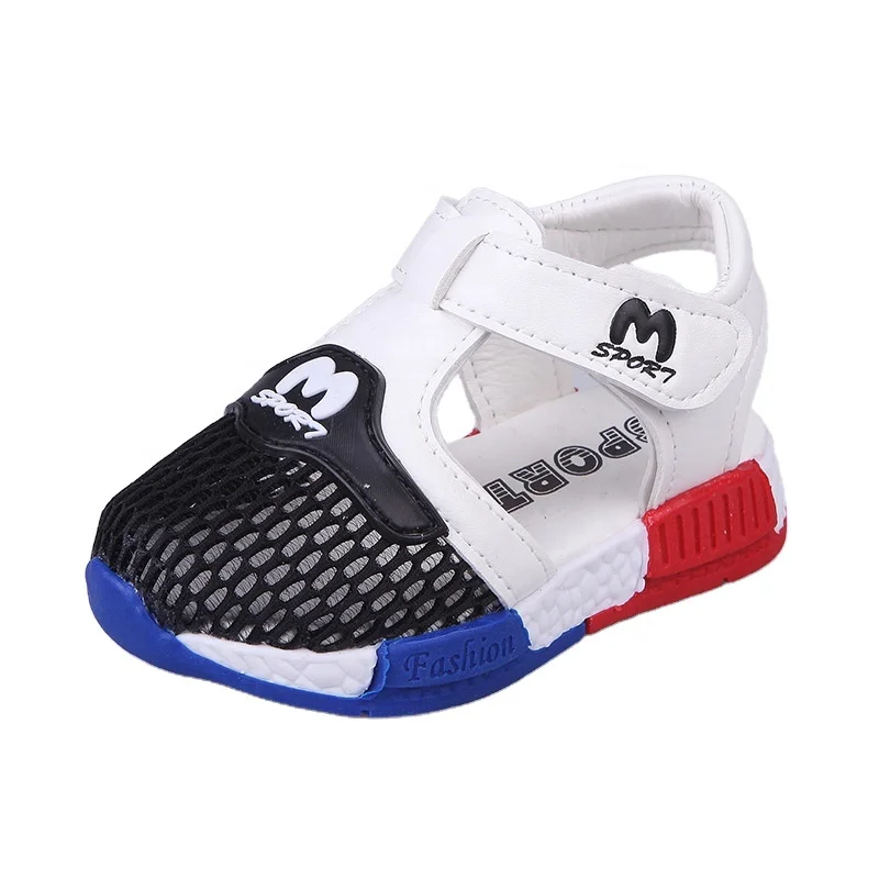 

Sandals children's breathable mesh sports casual shoes, White/black/pink/blue