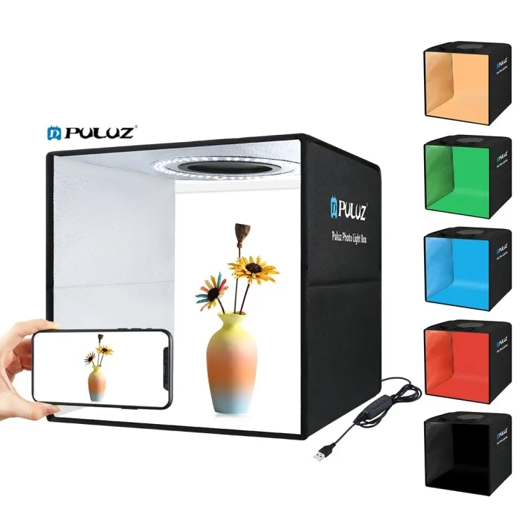 

PULUZ Portable 30cm Foldkable LED Mini Photo Studio light box Photography Studio For Mobile Or Camera