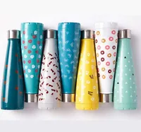 

Wholesale high quality insulated double wall new cola shape stainless steel sport water bottle