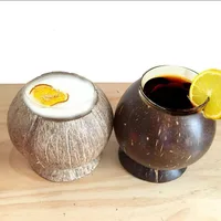 

Real handmade Nature Coconut cups for Hawaiian Party