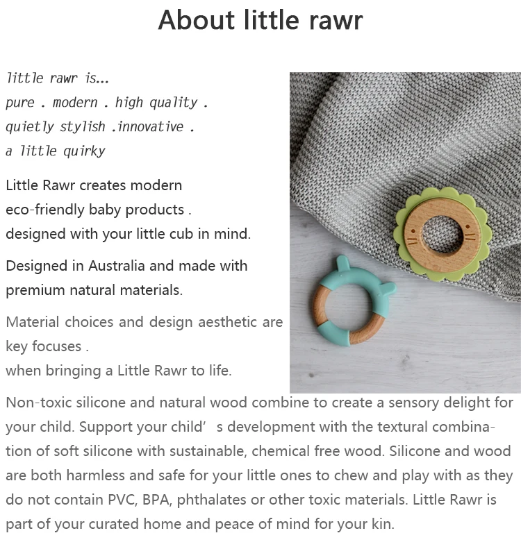 little rawr teether