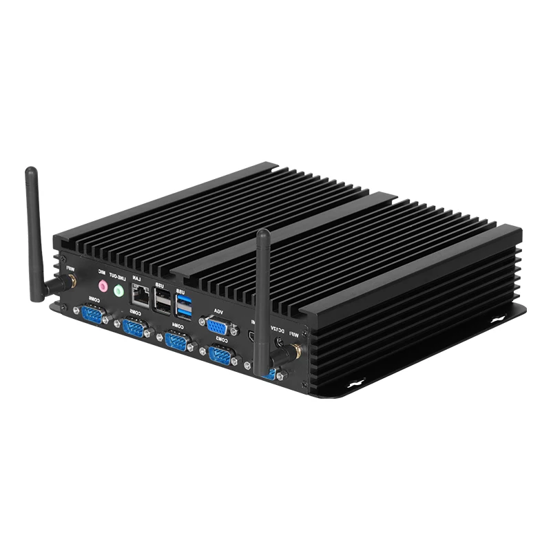 

all in one fanless industrial pc i7 computer with RS232 RS485