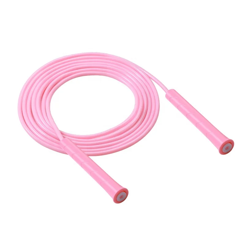 

New design fitness plastic handle yoga jumping rope PVC speed skipping jump ropes, Blue,pink,purple,black,green