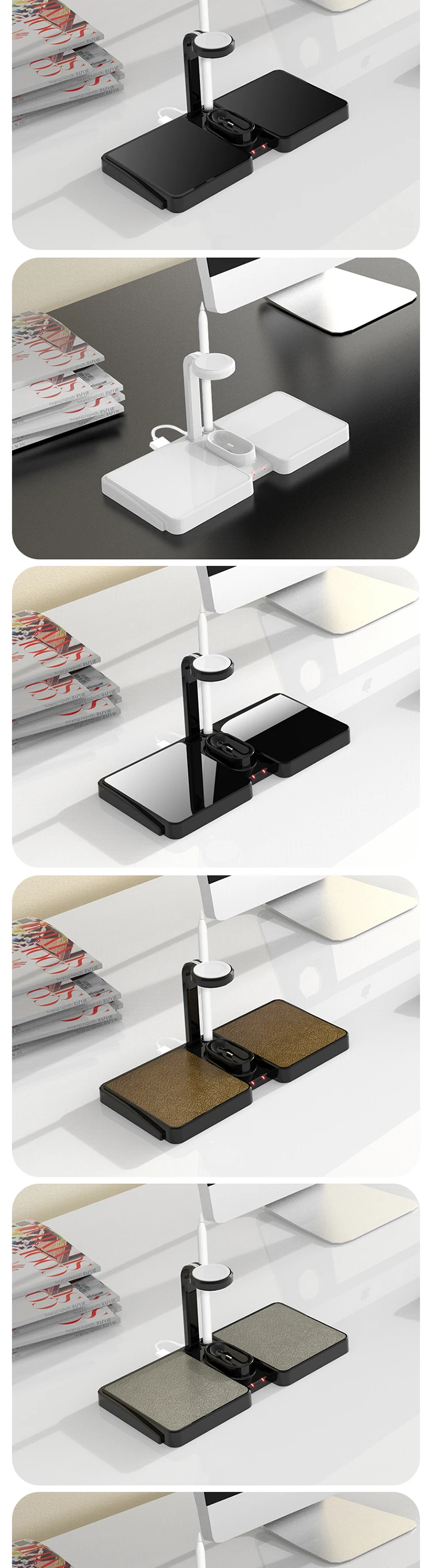 wireless charger 4 in 1 new products 2020 for iphone 7/6/8 plus mobile phones for apple/watch headset wireless charging