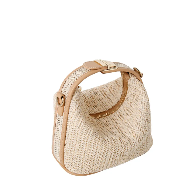 

Woman handbag bag 2021 summer new straw woven handbag fashion handbag women's bag trend versatile one shoulder diagonal bag, Customizable