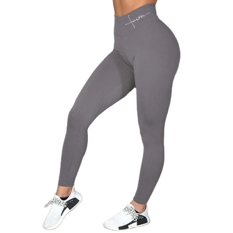 

WIIPU Yoga pants sports leggings seamless gym fitness push-up exercise high waist pants running winter