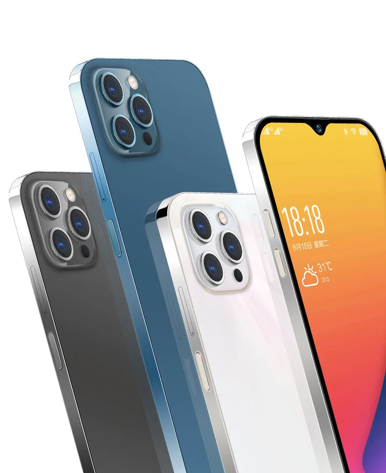 

Explosive i12 Pro Max 6.8-inch water drop large screen 12+512G full Netcom smartphone released in batches