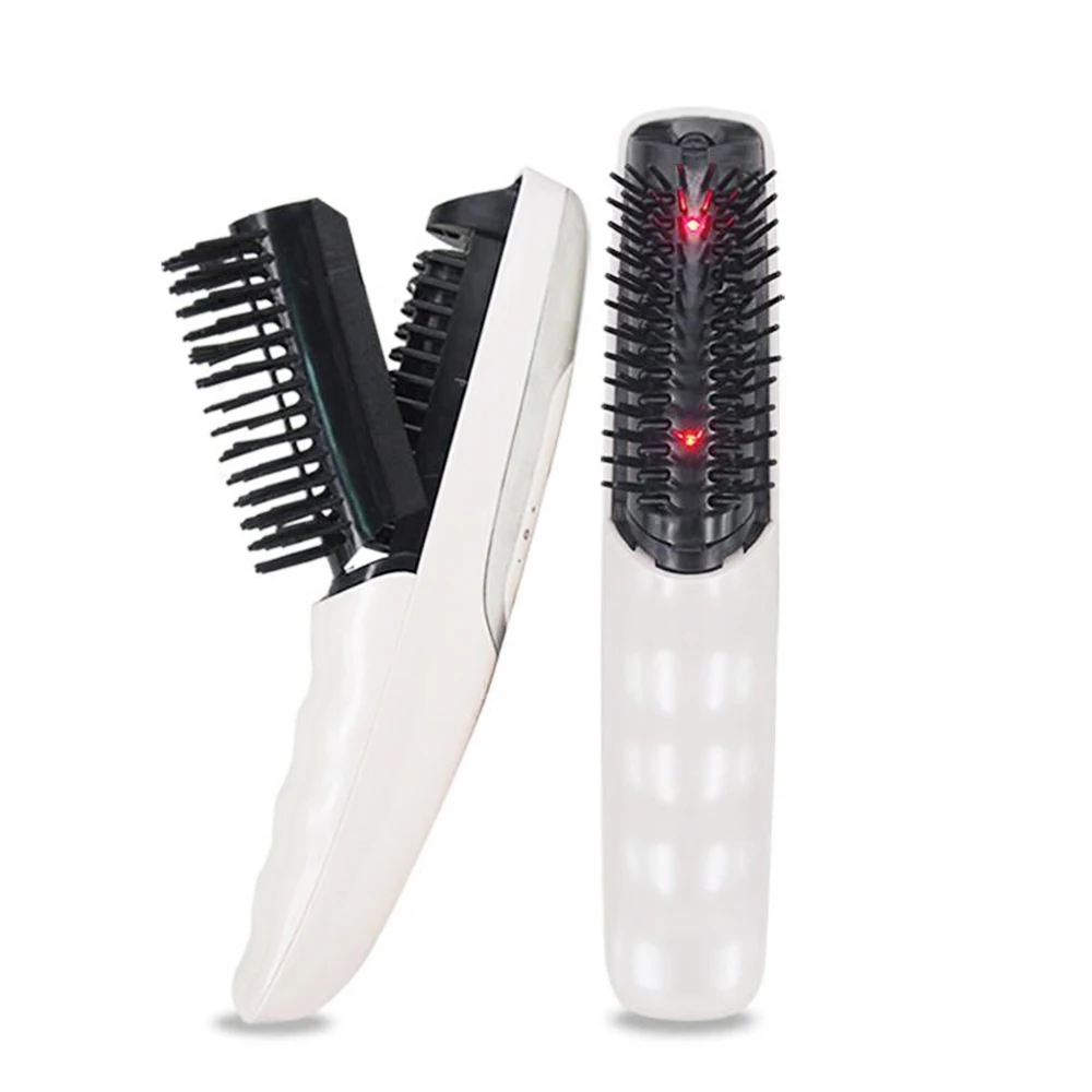 

Portable rechargeable Custom logo Electric hot hair straighten massage comb