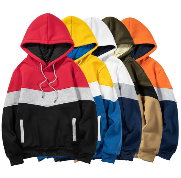 

OEM High Quality Fashionable Street Design Mens White Printed Streetwear Hoodie, Black,white