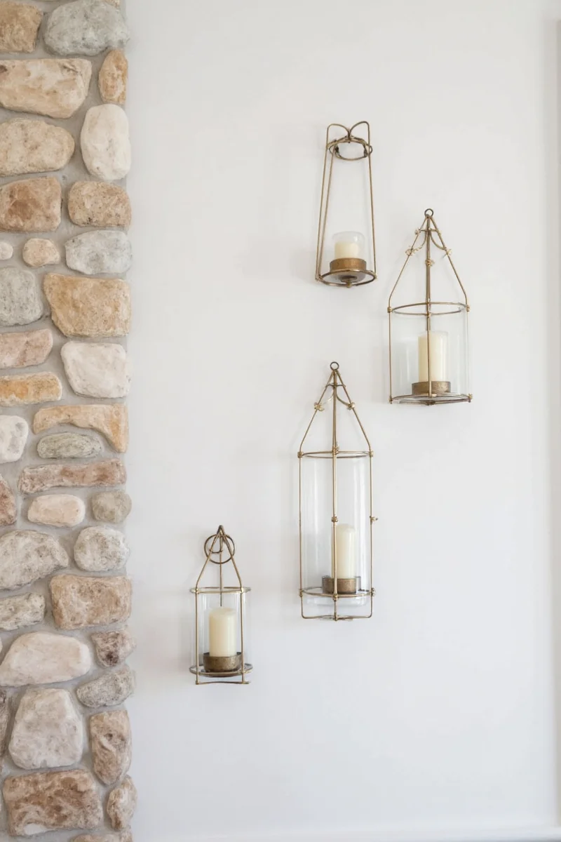 5 brilliant ways to style wall candle lanterns in a family friendly home