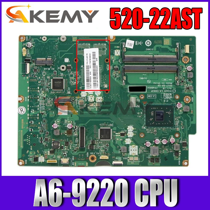 

For AIO 520-22AST 520-24AST motherboard A10 A9 A6 UMA LA-E883P motherboard With CPU A6-9220 DDR4 100% test work