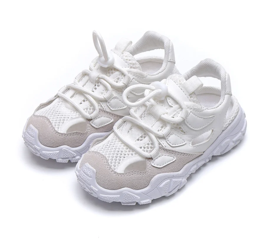 

2021 new children's shoes children's sports shoes hollow sandals soft soled breathable mesh casual shoes
