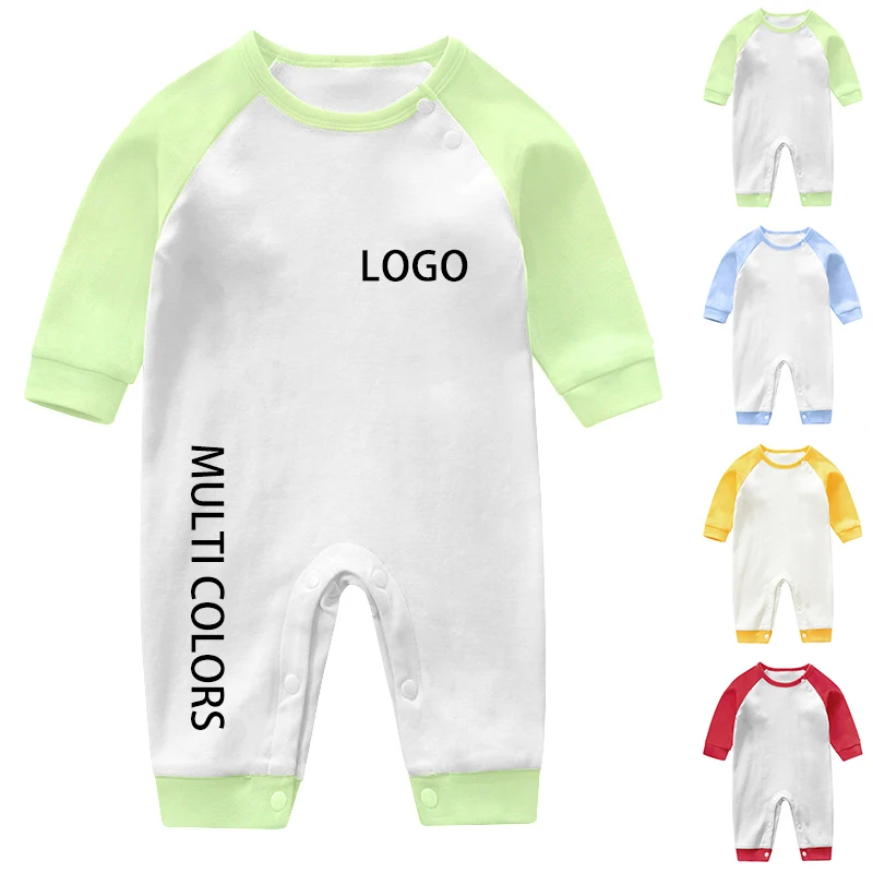 

manufacturer organic baby clothing rompers long sleeve jumpsuit knitted baby romper girl, Picture shows