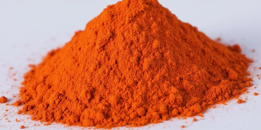 Hummus topped with harissa powder