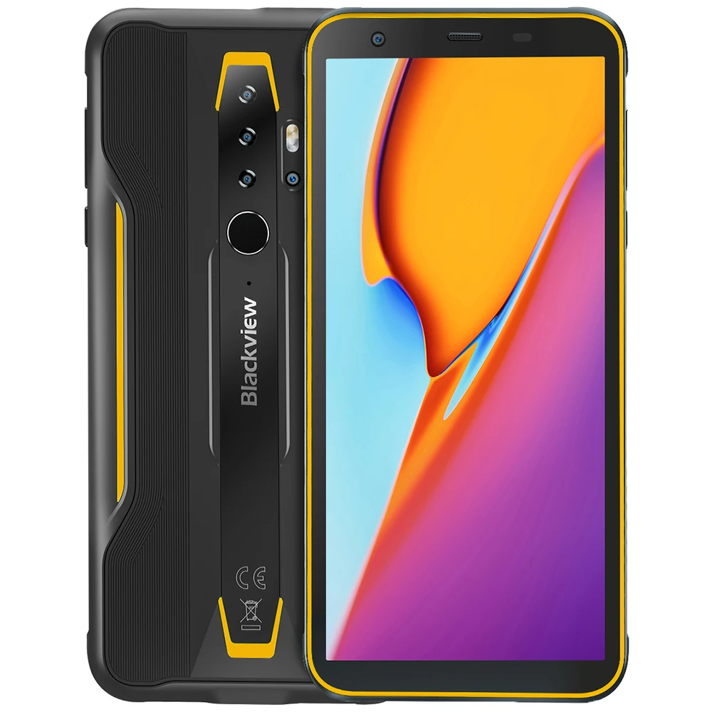 

Blackview BV6300 3GB 32GB Octa Core Android 10.0 Smartphone 5.7inch NFC 4380mAh IP68 Waterproof Rugged Mobile Phone, Yellow/black/green/orange