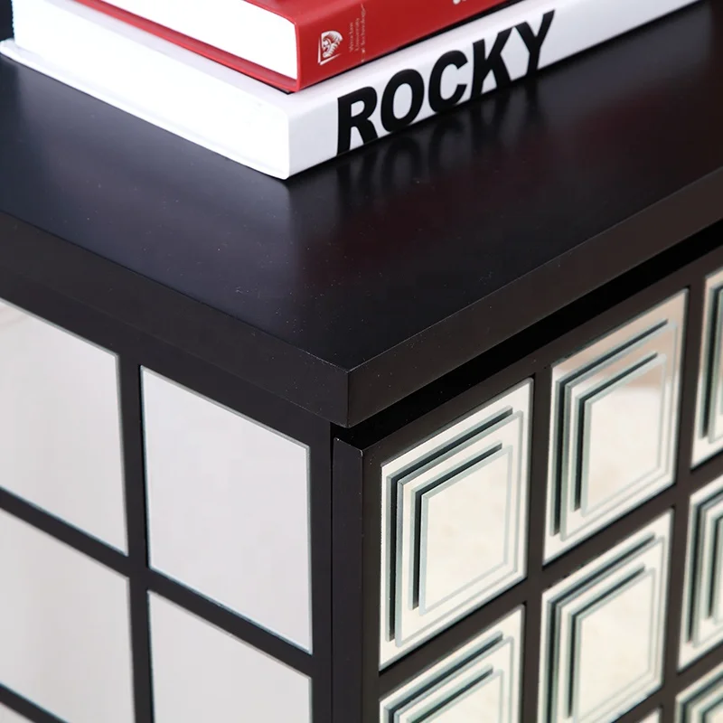 
High gloss french style painted shoe storage living decor cabinet 