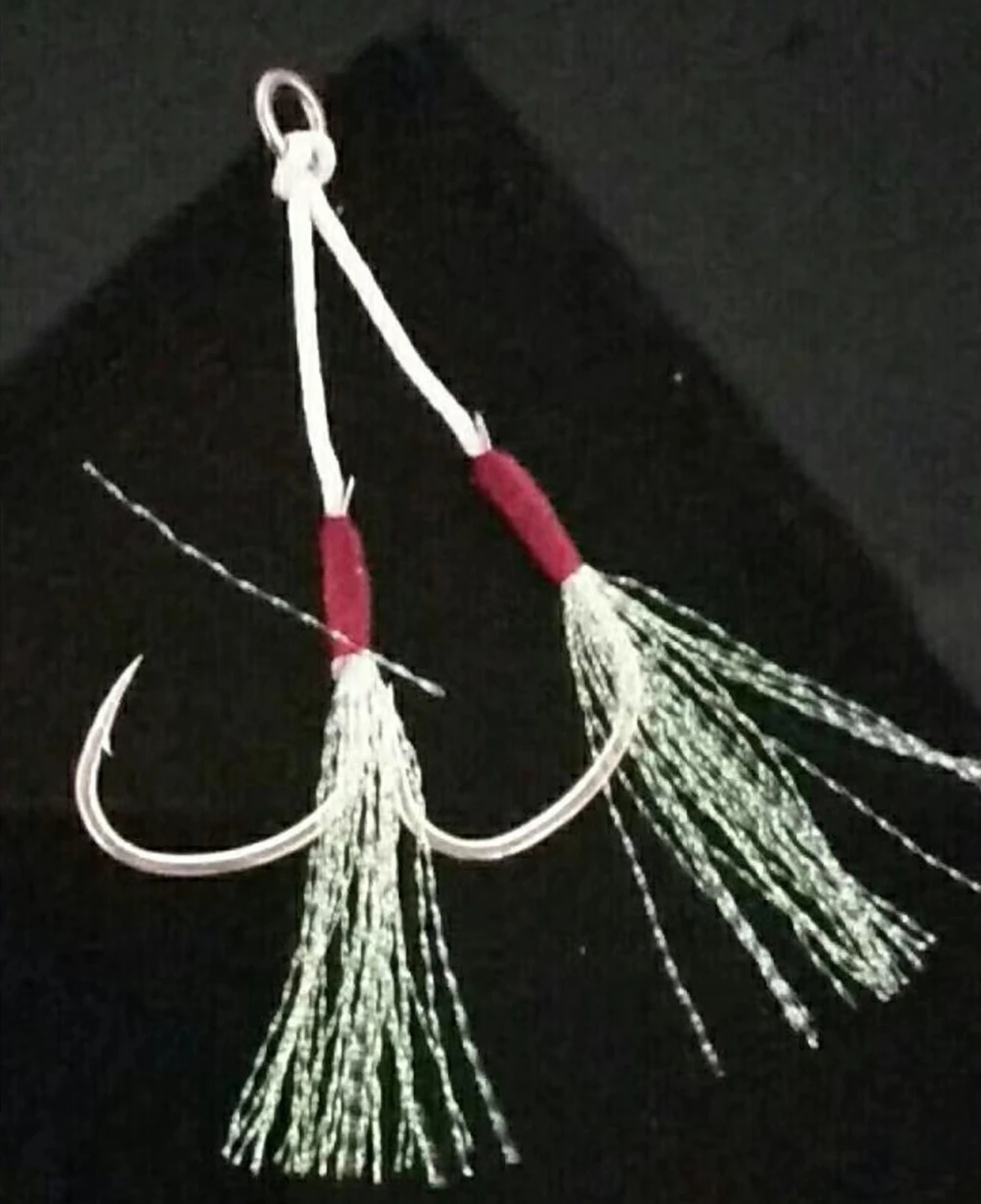 Takedo Custom High Carbon Steel Trout Hook Slow Jigging Assist Feather Fishing Hook Buy