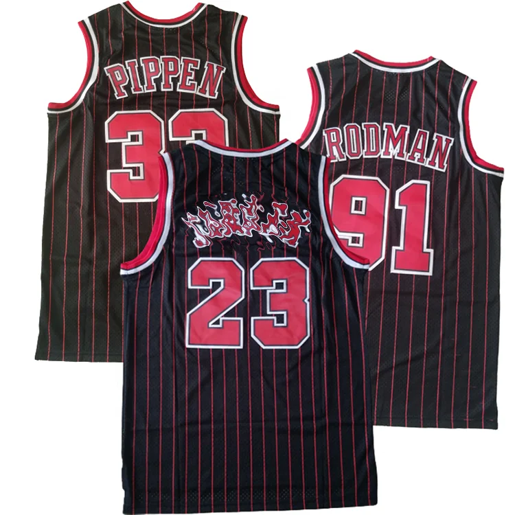 

Wholesale Cheap Mens Hardwood Retro Classic Basketball Jerseys Dress Wear Mens Sports Tshirt Pippen Dennis Rodman