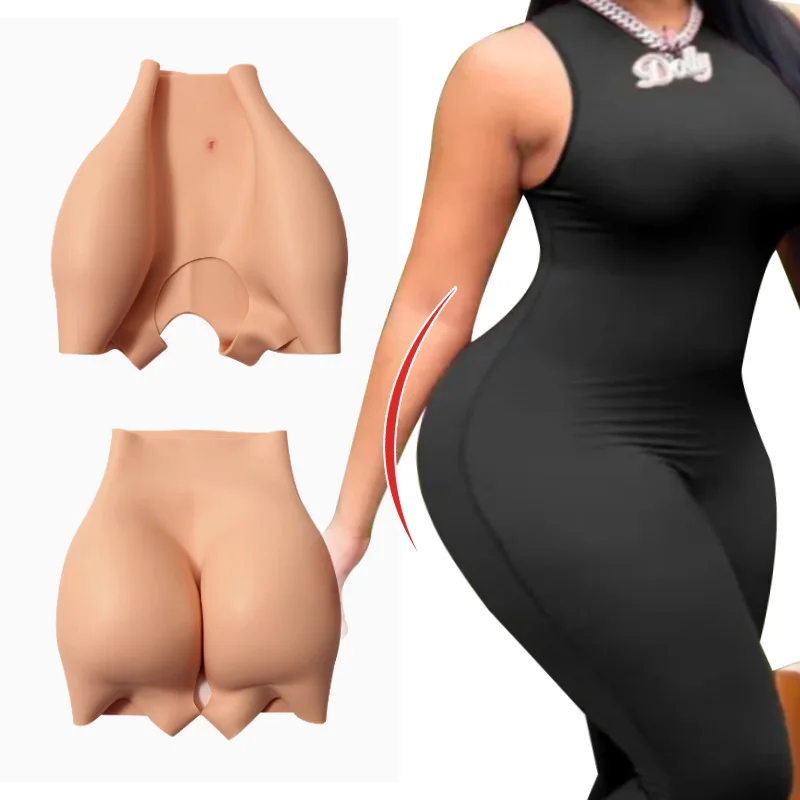 

Woman Fake Big Size Butt Enhancer Pad Silicone Bum Butt And Hip Shaper Padded Panties Artificiel Silicon Buttocks