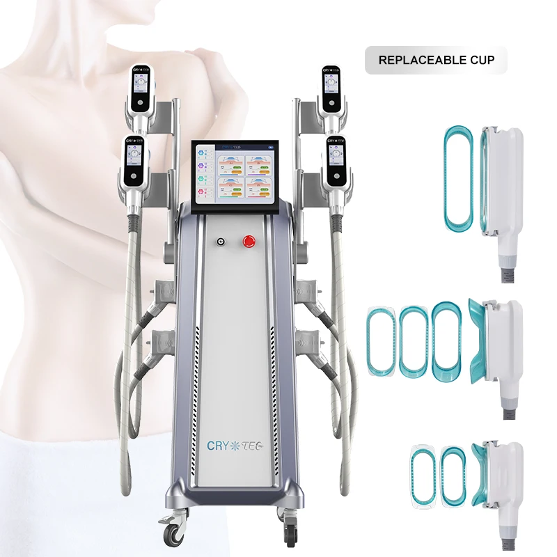 

CE Approved Cryotherapy Multifunctional Criolipolisis Slimming Cryolipolysis Machine 4 Handle 360