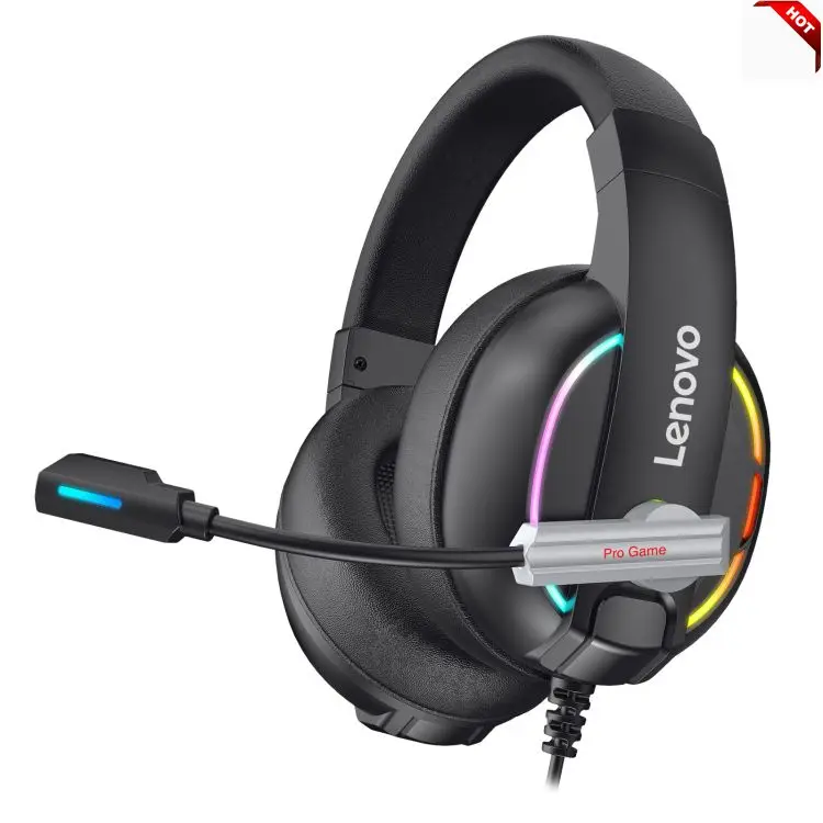 

Original Lenovo HU75 Color LED Adjustable Gaming Headset with Microphone