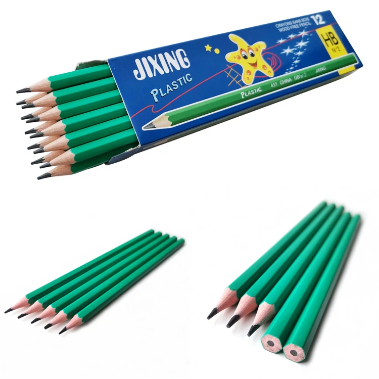 Custom Logo 7" School Student Standard Plastic HB Lead Pencil