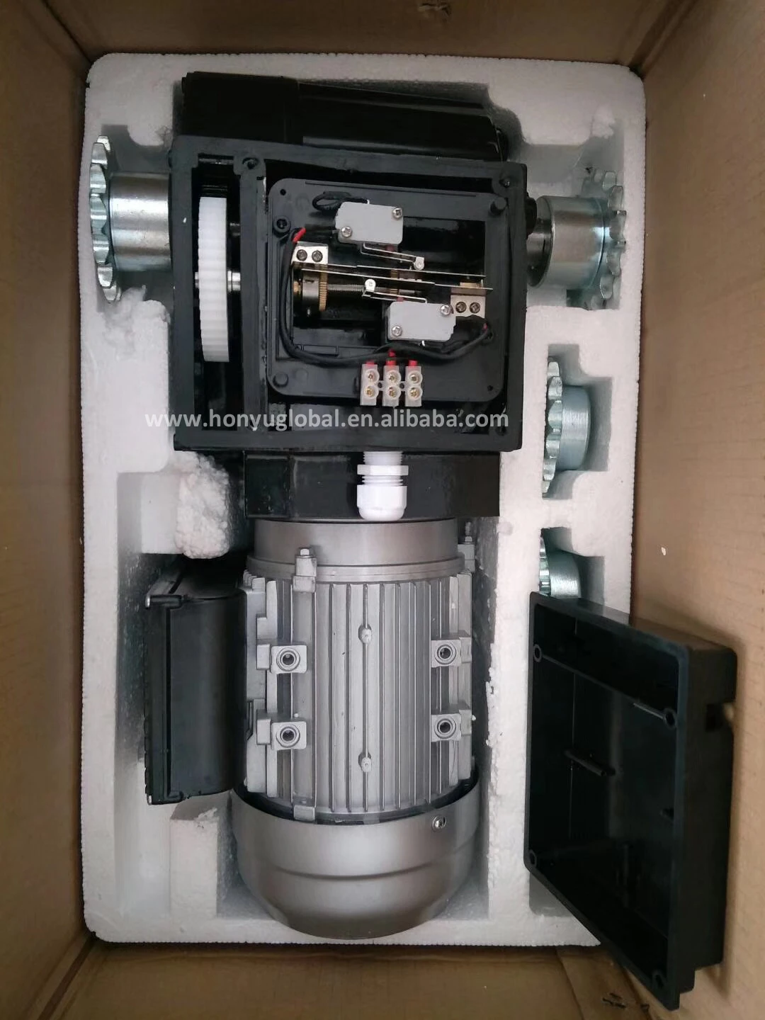 Factory Price Greenhouse Control Vent Gear Motor With Rack And Pinion